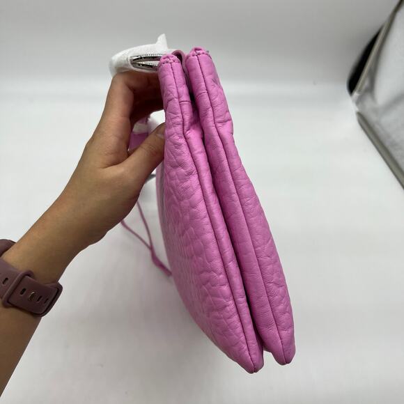 Vince Camuto Leather Livy Shoulder Bag Arresting Pink - Picture 14 of 16